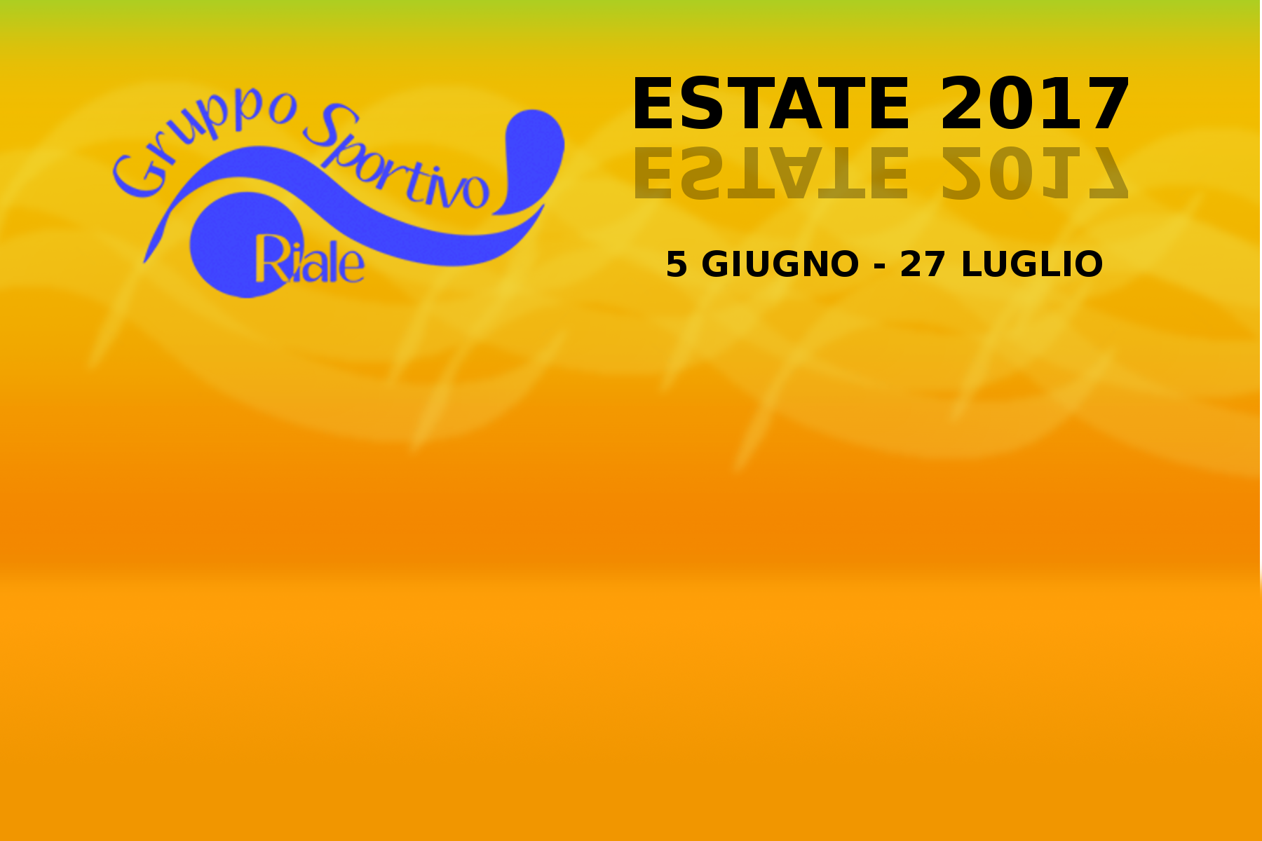 nuoto estate - dal 5 giugno al 27 luglio